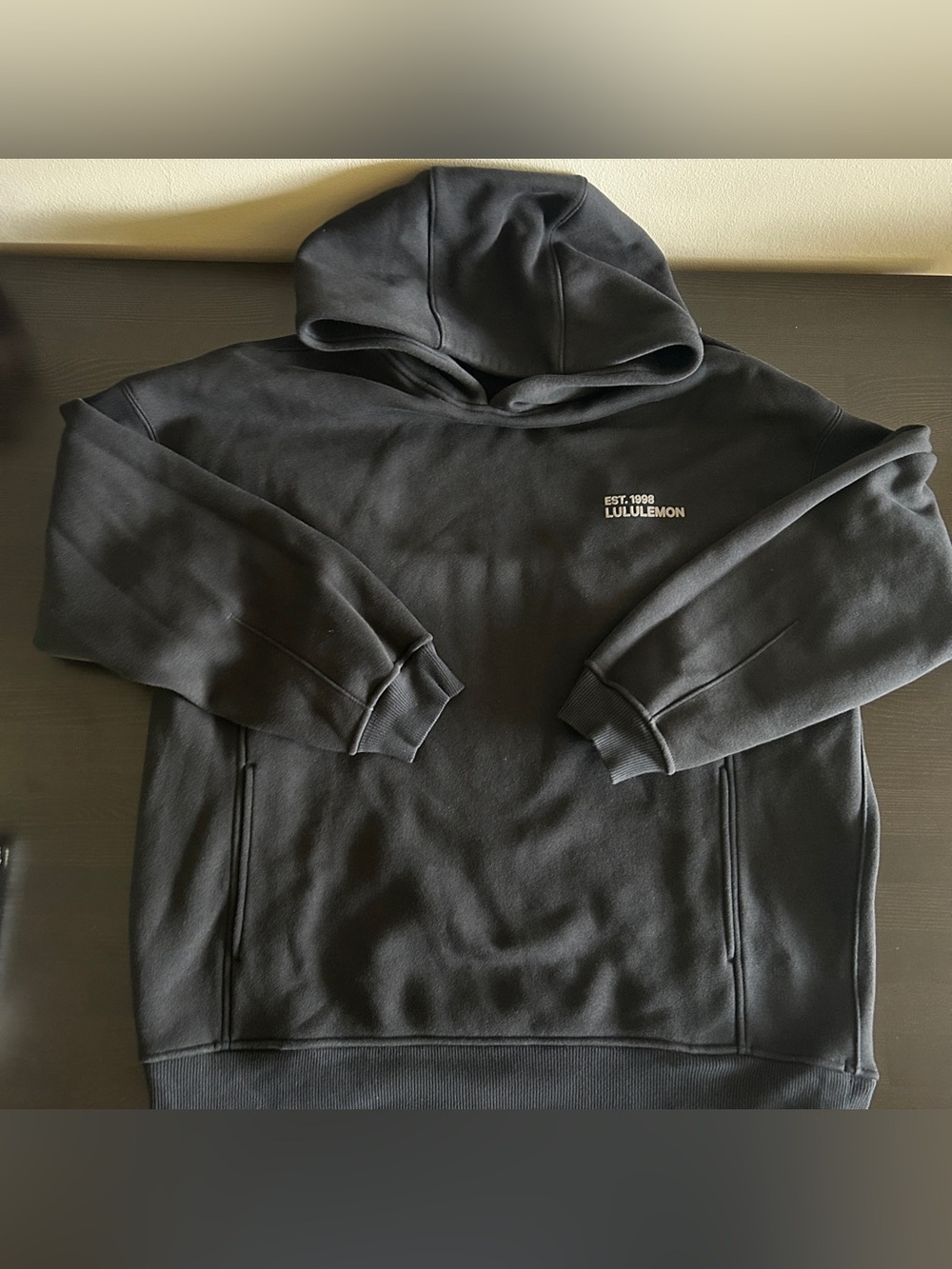Lululemon Heavyweight Fleece Oversized Hoodie Black - (size Large)